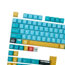 Keycaps PBT GMK Belafonte Cherry ISO Lateral Antidesgaste