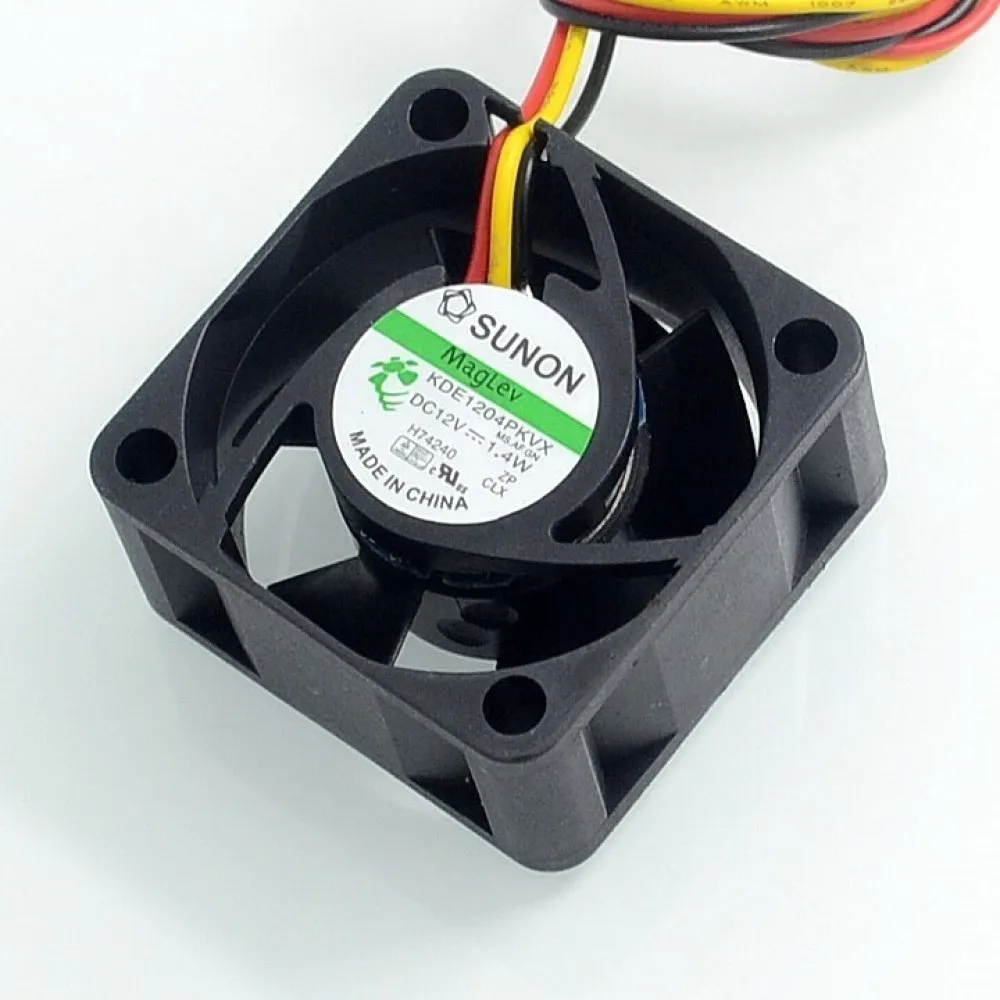 SUNON-ventilador KDE1204PKVX DC12V 1,4 W 40MM, fuente de alimentación aAxial, ventilador de refrigeración, 3 pines, 40MM, 4cm - imagen 5
