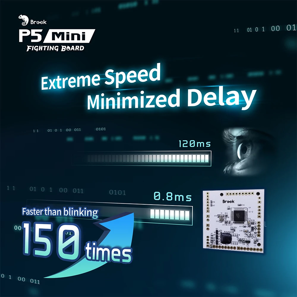 Minicaja DE LUCHA Brook P5, controlador sin palanca, codificador de juegos de lucha para PC/NS/PS3/PS4/PS5 - imagen 4