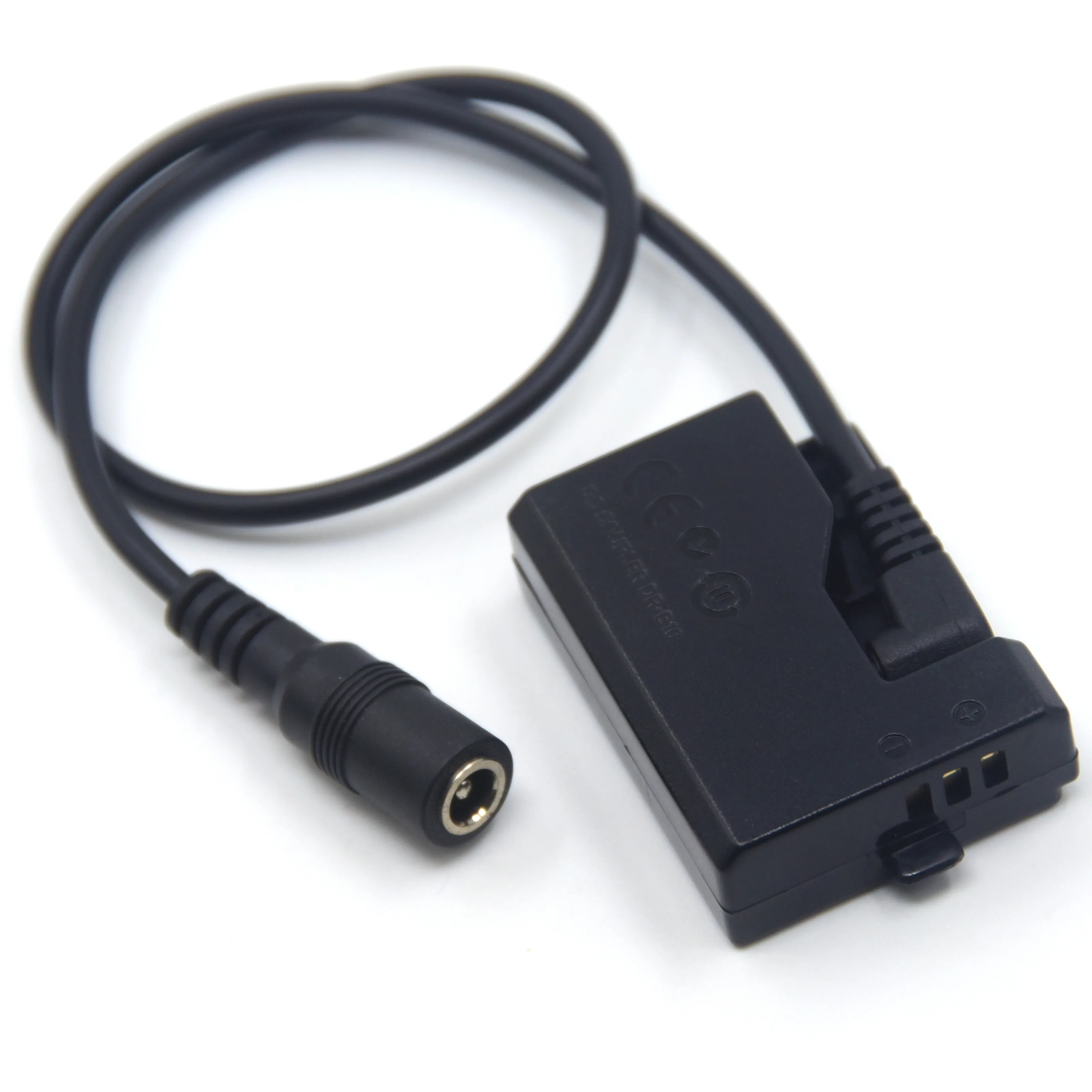 Acoplador de CC de DR-E10 de batería simulada LPE10 con Cable conector apto para cámara Canon EOS 1200D 1300D 1500D 2000D X80 X90 T5 T6 T7 - imagen 3