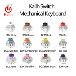 Kailh Jade Navy Royal White – Interruptores mecánicos para teclado
