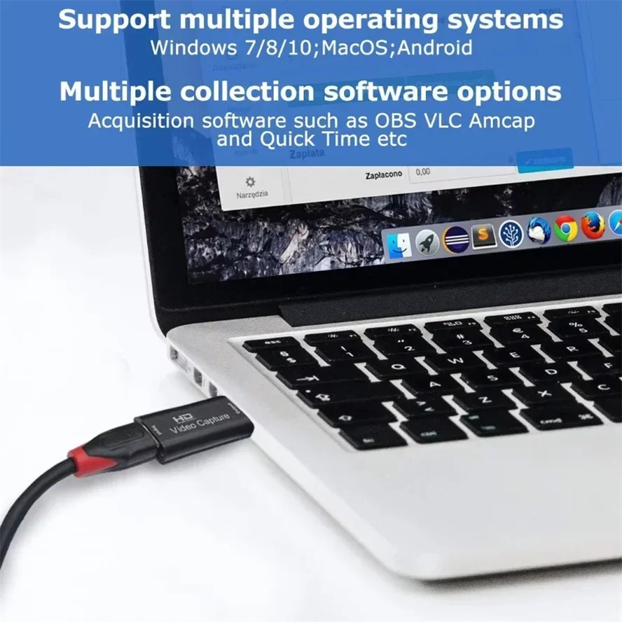 Tarjeta de captura de vídeo HD 4K USB 3,0 2,0 HDTV caja de grabación de vídeo para PS4 juego DVD videocámara grabación de cámara transmisión en vivo - imagen 4