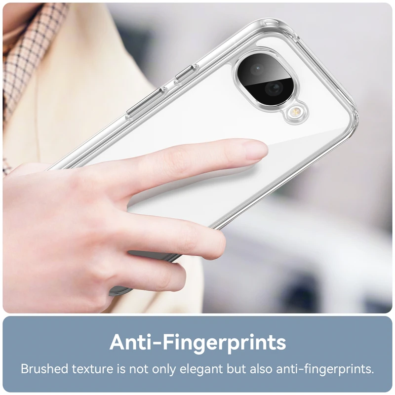 Para Google Pixel 10 A funda de lujo de silicona transparente PC TPU funda protectora Pixel 10 A funda a prueba de golpes funda Google Pixel 10A - imagen 3