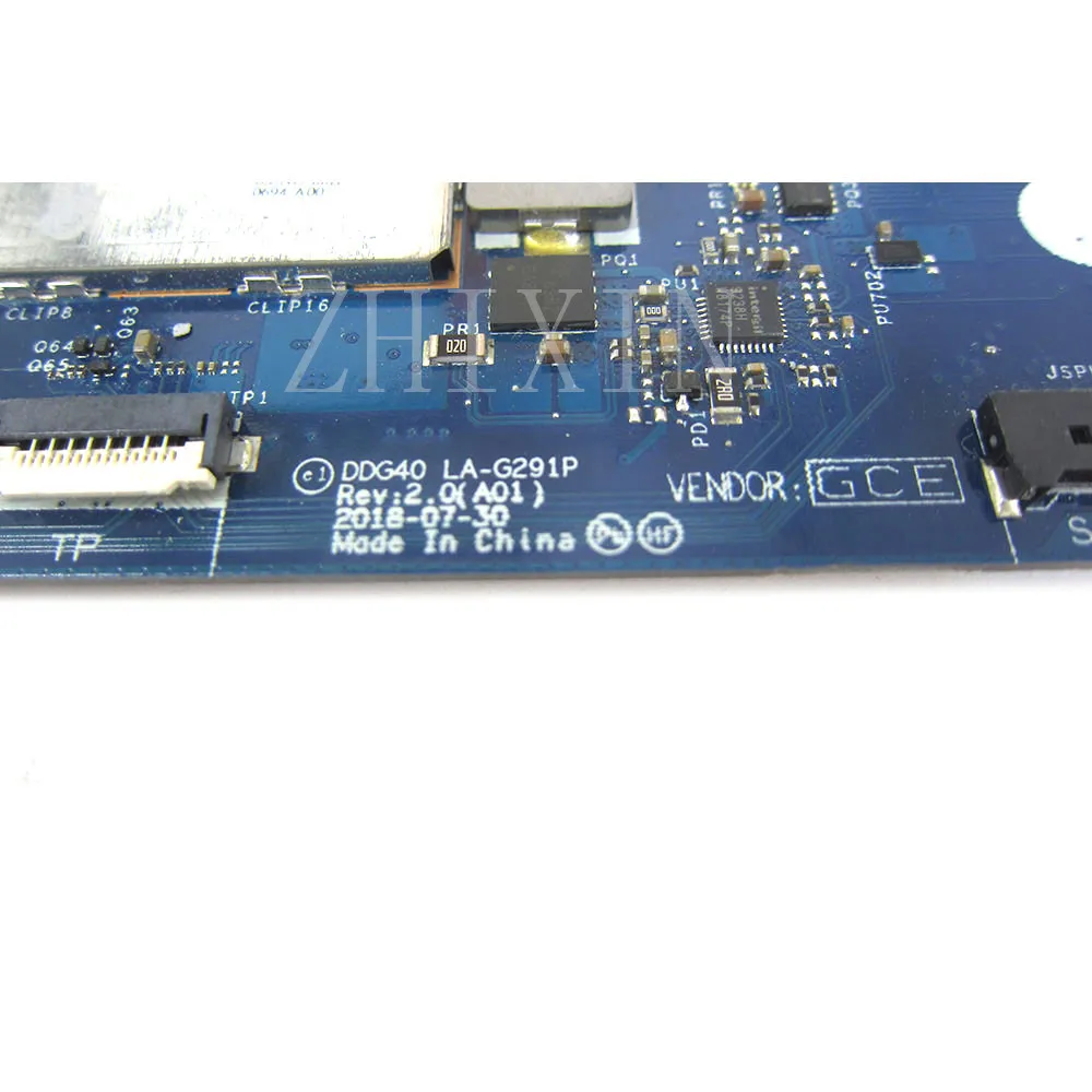 Yourui para Dell Chromebook 14-7486 placa base para ordenador portátil SR3W0 I3-8130U 2,2 GHz 4GB RAM CN-0WDK4K 0WDK4K DDG40 LA-G291P placa base - imagen 3