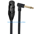 1.XLR Female to 6.35