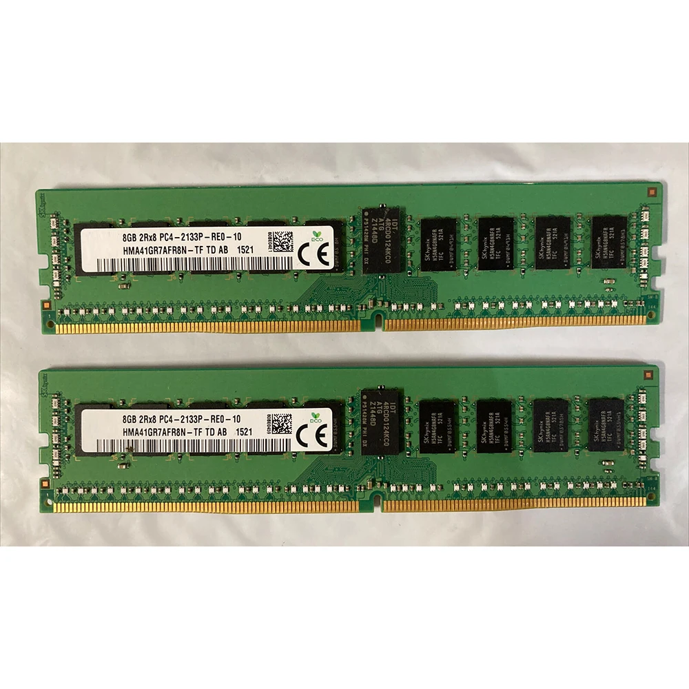 1 Uds. Para SK Hynix RAM 8GB 8G 2RX8 PC4-2133P-RE0 memoria de servidor DDR4 2133 HMA41GR7AFR8N-TF