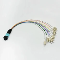 Patch Cord Fibra Óptica OM3 MPO-LC Alta Velocidad