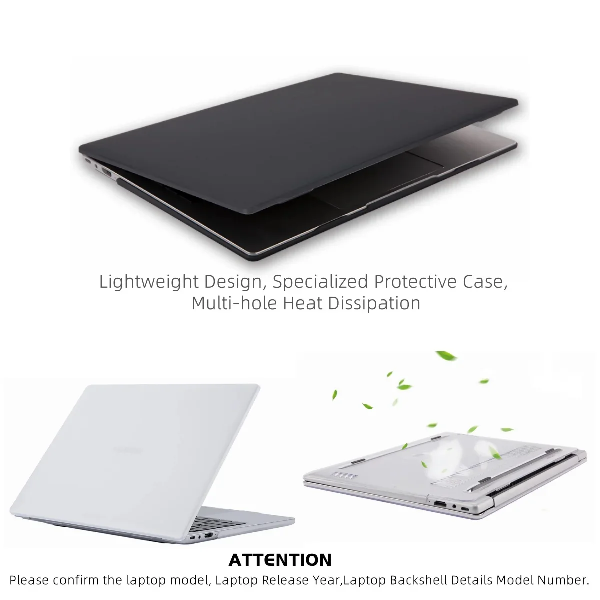 Funda rígida esmerilada para Huawei MateBook D14 D15 D16 X Pro MagicBook X14 X15 funda protectora delgada resistente a los arañazos - imagen 3