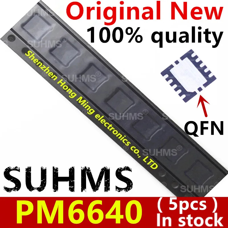 (5 piezas) 100% nuevo conjunto de chips PM6640 ST6640 6640 QFN-10