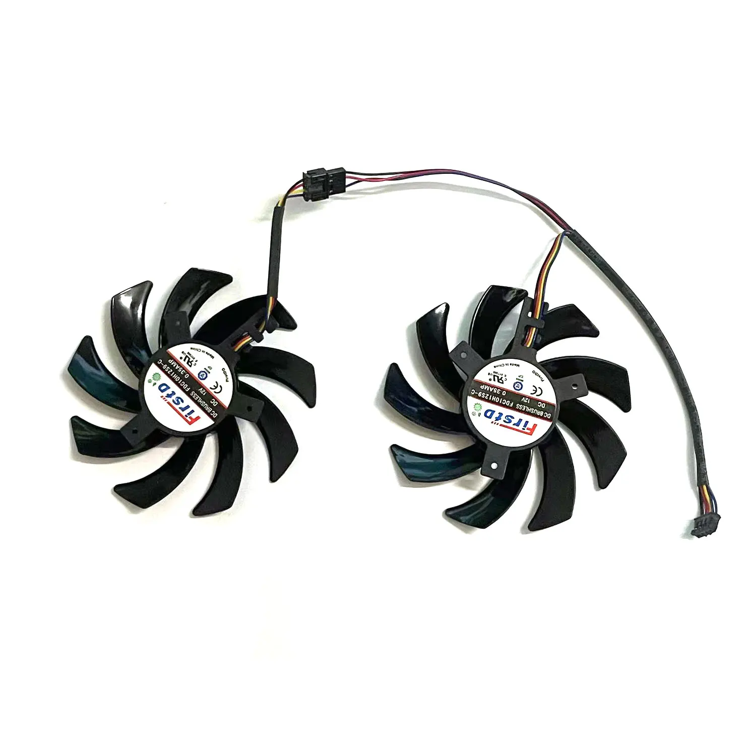 Ventilador de repuesto de tarjeta de versión competitiva POWERCOLOR RX 5700 XT 6500XT 6600 6600XT 5700XT 6700 6700XT Fighter, nuevo - imagen 4