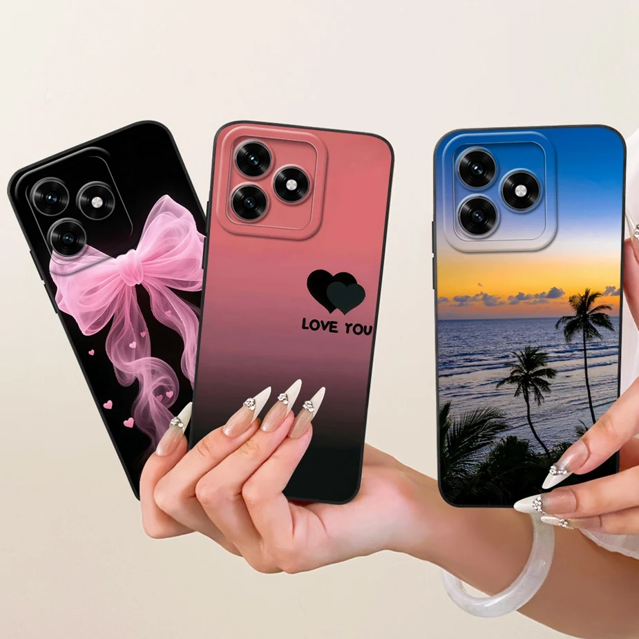 Para Honor X5C Plus funda NLA-LX1 nueva funda pintada de lujo de caramelo funda de teléfono suave de TPU para Honor X5C Plus HonorX5C funda trasera Fundas