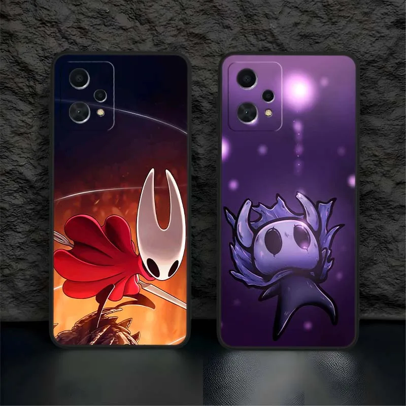 Funda de Caballero hueco de Anime para OPPO Realme X7 GT2 GT C67 C55 C53 9 8 12 11 10 Neo Master Plus Pro funda de teléfono negra - imagen 2