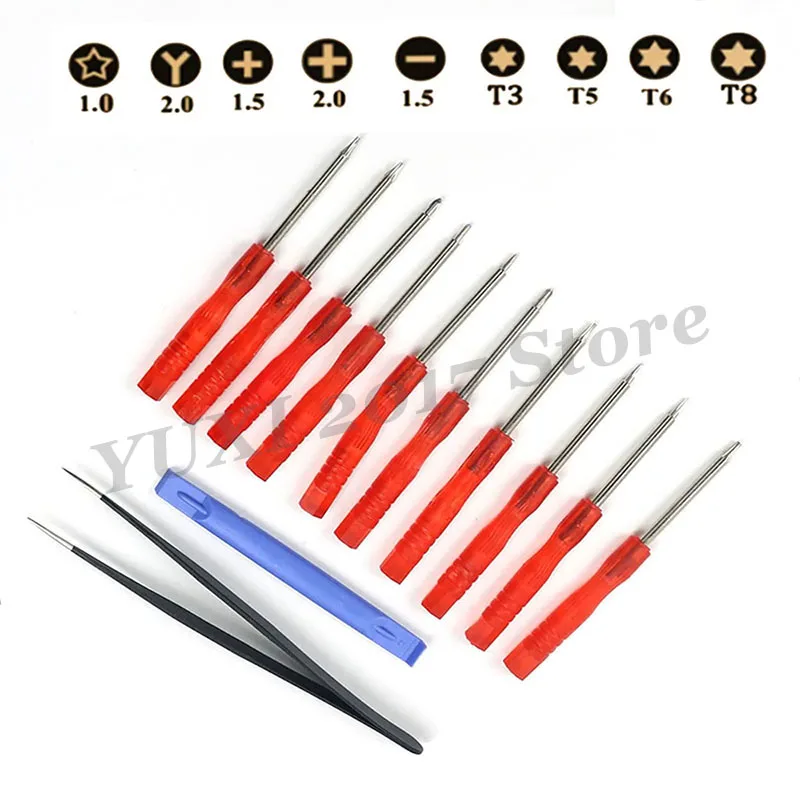 1/2 juegos de destornilladores de tres alas, destornillador para Wii Gameboy GBA SP para DS Lite NDSi Xbox One 360 PS4 PS5, herramientas de reparación - imagen 5