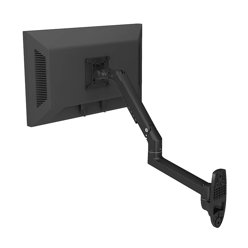 Soporte de Monitor de brazo de resorte mecánico de aluminio de montaje en pared V62W soporte de Monitor de brazo de montaje de Monitor LED LCD de movimiento completo - imagen 3