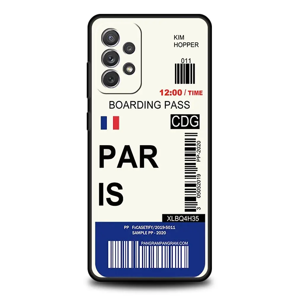 Billete de viaje para Ciudad Mundial, funda para Samsung A51, A71, A21S, A15, A25, A31, A41, A32, A23, A33, A53, A73, A05S, A13, 5G, A72 - imagen 2