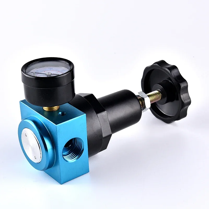 Unidades neumáticas regulador de aire de alta presión puerto de entrada rosca 1/4 3/8 1/2 pulgada BSP QTYH-15/10/08 0 ~ 35bar con manómetro - imagen 2