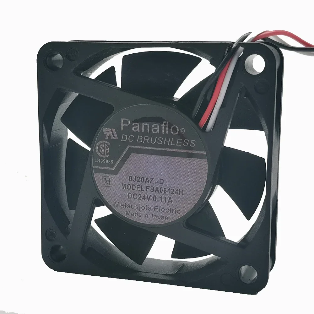 Nuevo para FBA06124H DC24V 0.11A 6015 6cm 60*60*15MM ventilador de refrigeración inversor de 3 cables - imagen 3