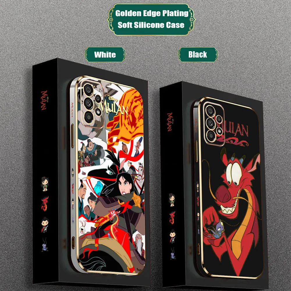 Funda Disney Mushu Dragon Mulan para Samsung Galaxy A55 A54 A53 A52 A52S A51 A73 A72 A71 A42 A35 A34 A33 A32 A31 A25 A24 5G