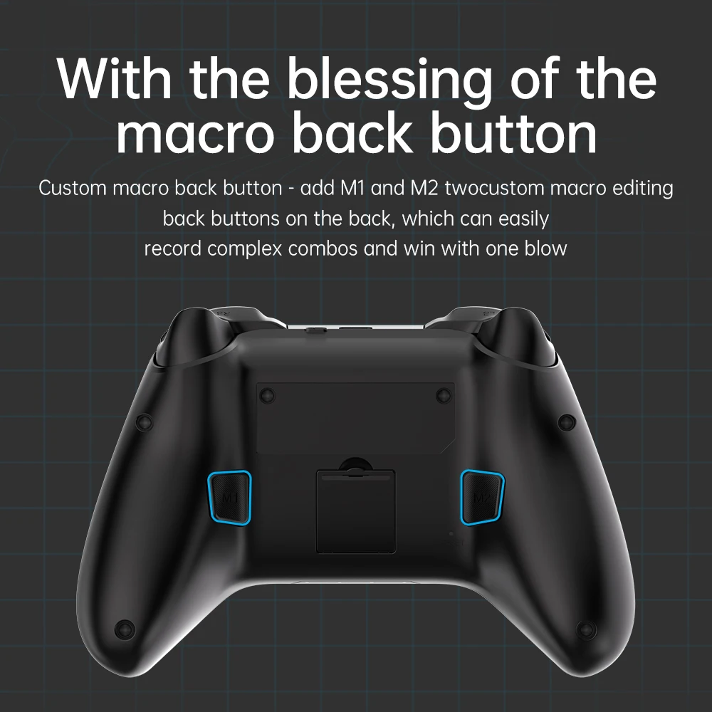 DAREU-mando trimodo RGB, Bluetooth, inalámbrico, 2,4G, Joystick de deportes electrónicos, controlador de juegos, botón trasero Macro para juegos de TV y PC Android - imagen 4