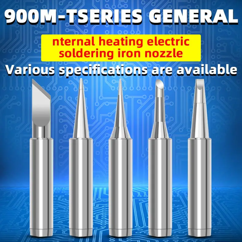 1 Uds punta de pistola para soldar plateada serie 900M-T punta de hierro de roca sin plomo 900M-T-K/900M-T-B/900M-T-I/900M-T-3C - imagen 3
