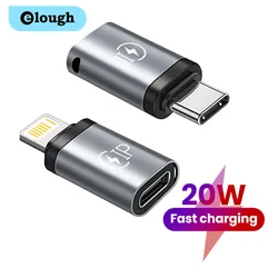 Elough Adaptador Lightning a USB-C Macho – Carga Rápida iPhone 15