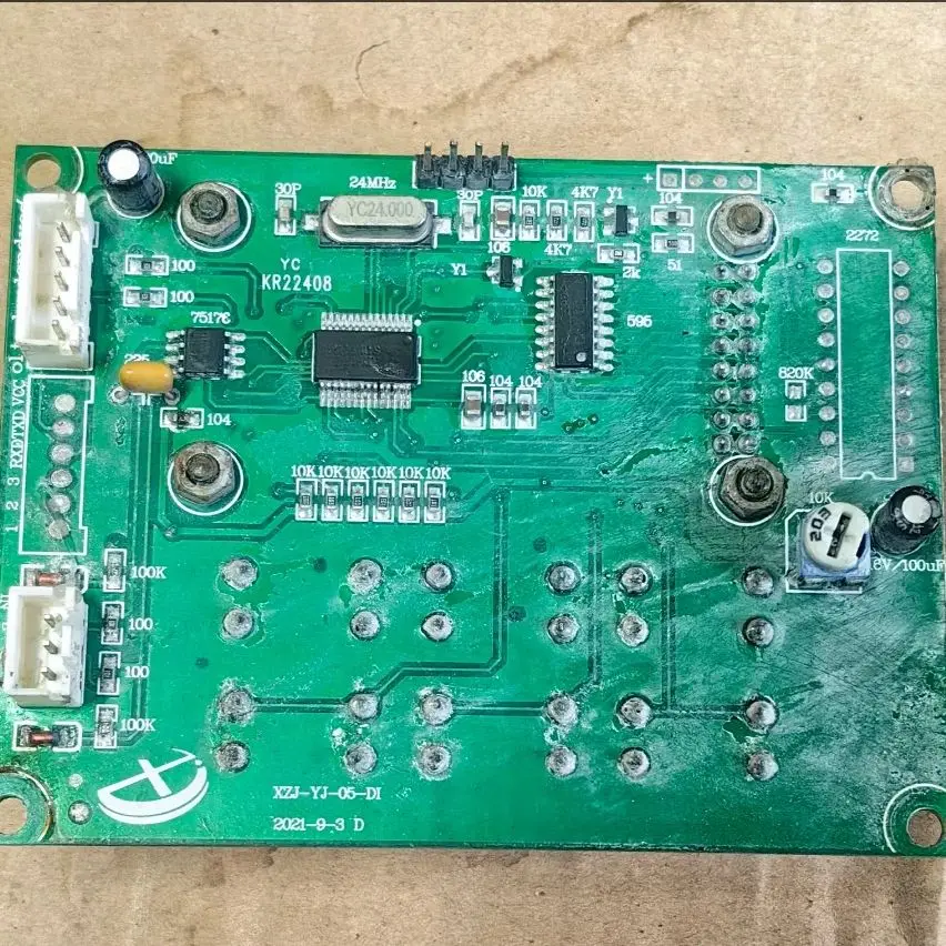 Placa base de máquina de niebla con protocolo XZJ DMX512 para nebulizadores de efectos de escenario, tablero de visualización de voltaje de 12V-24V para máquinas nebulizadoras