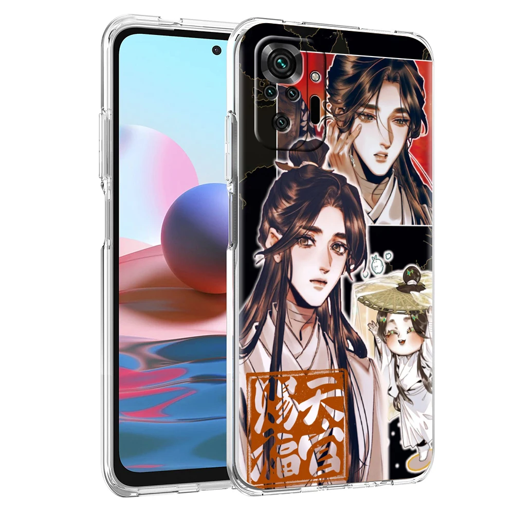 Tian Guan Ci Fu funda de teléfono para Xiaomi Redmi Note 12 4G 11 10 Pro 5G 10C 10S 9S 9 9T 8T 9C 9A 8 8A 7 K50 K40 funda transparente para juegos - imagen 3
