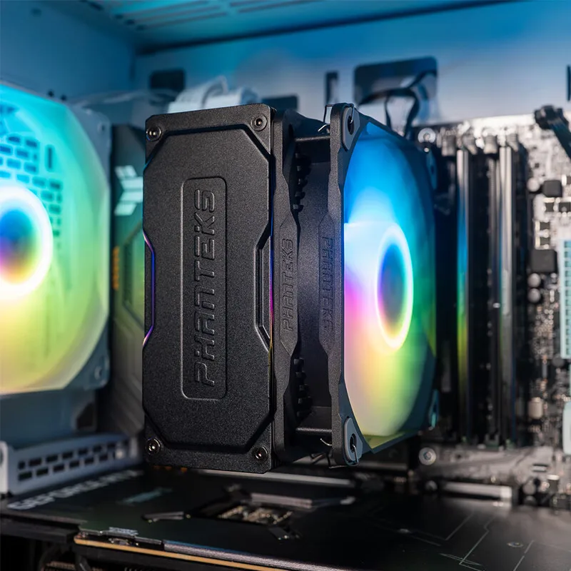 PHANTEKS-enfriador de aire de CPU Polar S5-120, 5 tubos de calor, ARGB, M25-120, ventilador de alto rendimiento, compatible con LGA1700 AMDAM5 - imagen 4