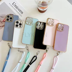 Funda Silicona Samsung Galaxy M55 5G M35 M54 M53 M14 – Cordón Cruzado