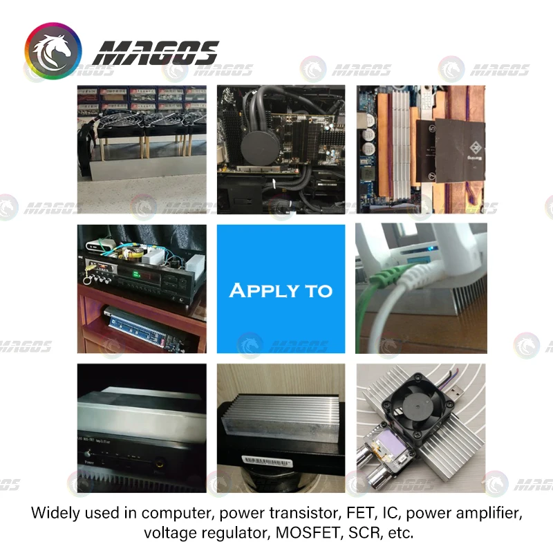 Radiador electrónico de aluminio, disipador de calor de dientes densos, disipador de calor extruido, sistema de refrigeración por agua para ordenador, 100/120/150/200/300x69x36MM - imagen 5