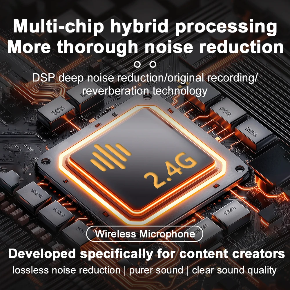 Haomuren Mini micrófono Lavalier inalámbrico para iPhone Series Android tipo C teléfonos inteligentes grabación en vivo entrevista Vlog M6 - imagen 5