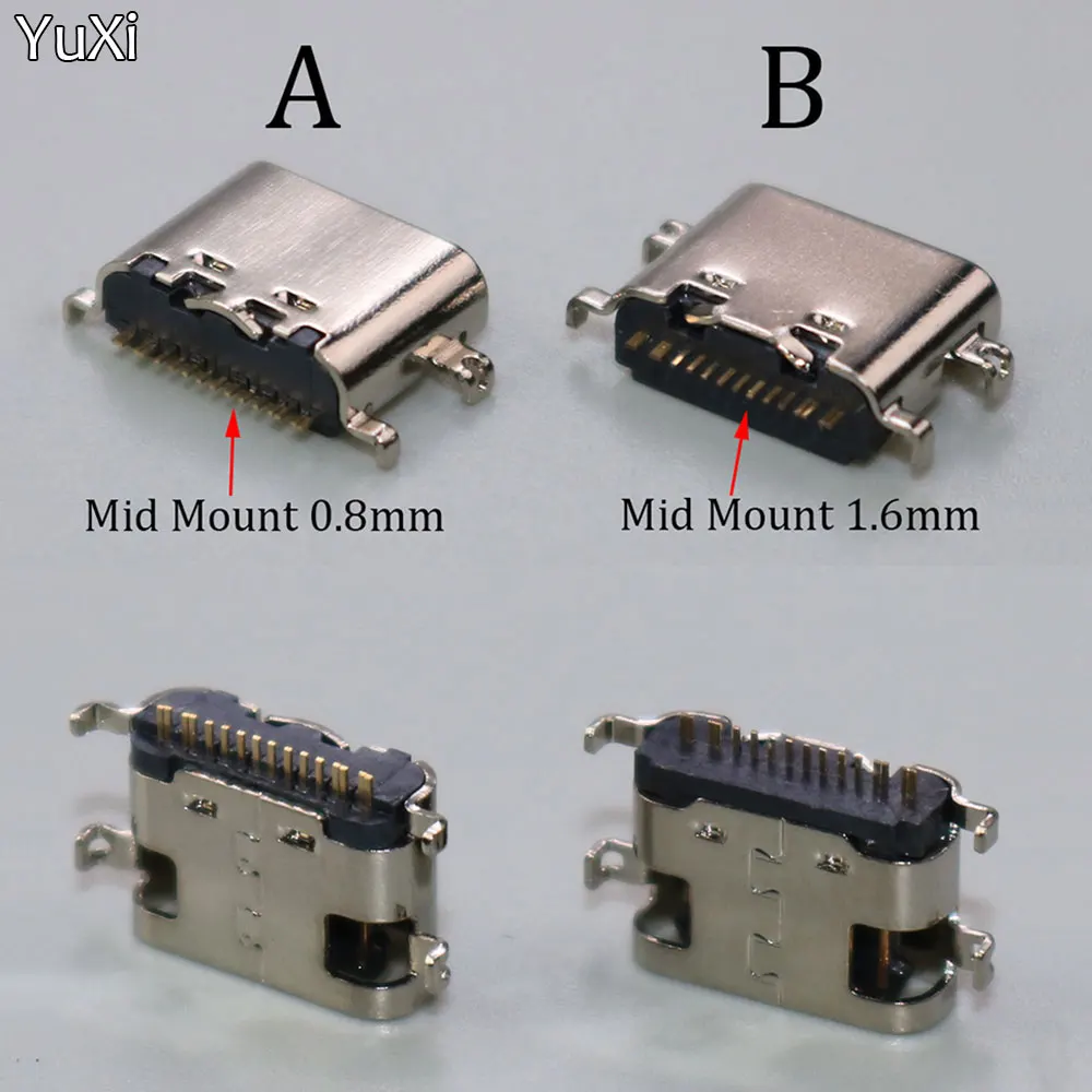Puerto de carga Micro USB tipo C, Conector de base para Teclast M40, TLA007, P20, 10,1 pulgadas, P20HD, X10HD, 2 piezas - imagen 2