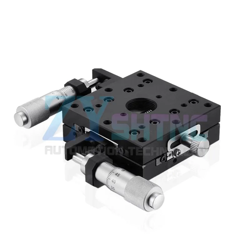 XY Axis LY40-LB/CB/RB LY60-CB/RB/60-LB LY80-CB/RB/LB Mesa Deslizante Manual ultrafina Mesa precisa de desplazamiento Tipo de riel transversal - imagen 3