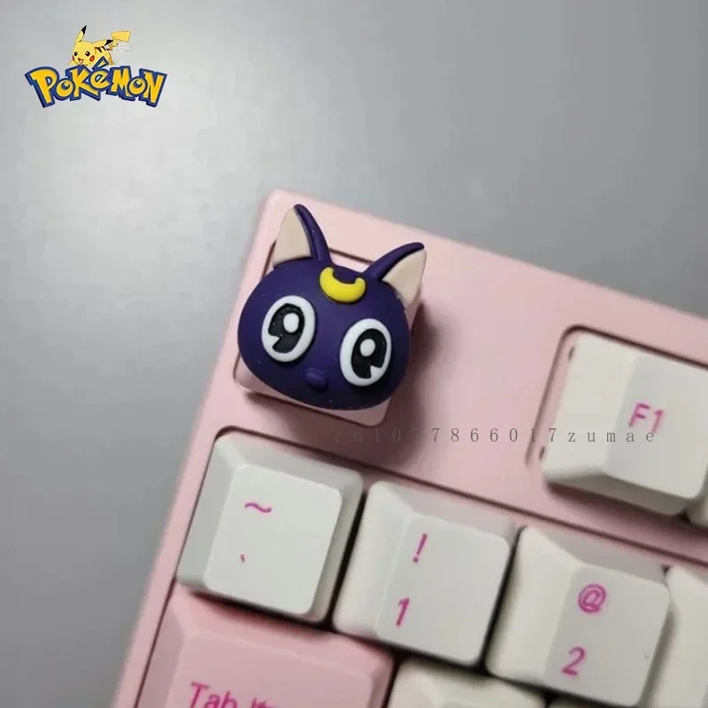 Pokemon DIY Sailor Moon Luna amor alas barra espaciadora teclas Pikachu Teclado mecánico Cherry MX Axis accesorios regalos - imagen 5