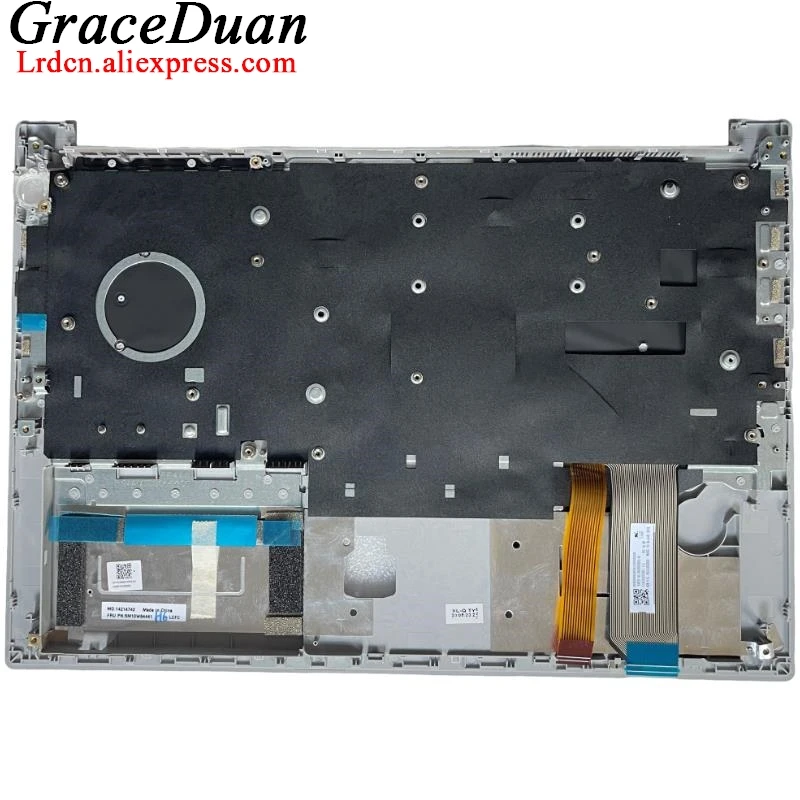 Funda superior con teclado plateado árabe ARA, carcasa con reposamanos para Lenovo Thinkpad E14 Gen 1 G1 5M10W64413 - imagen 2