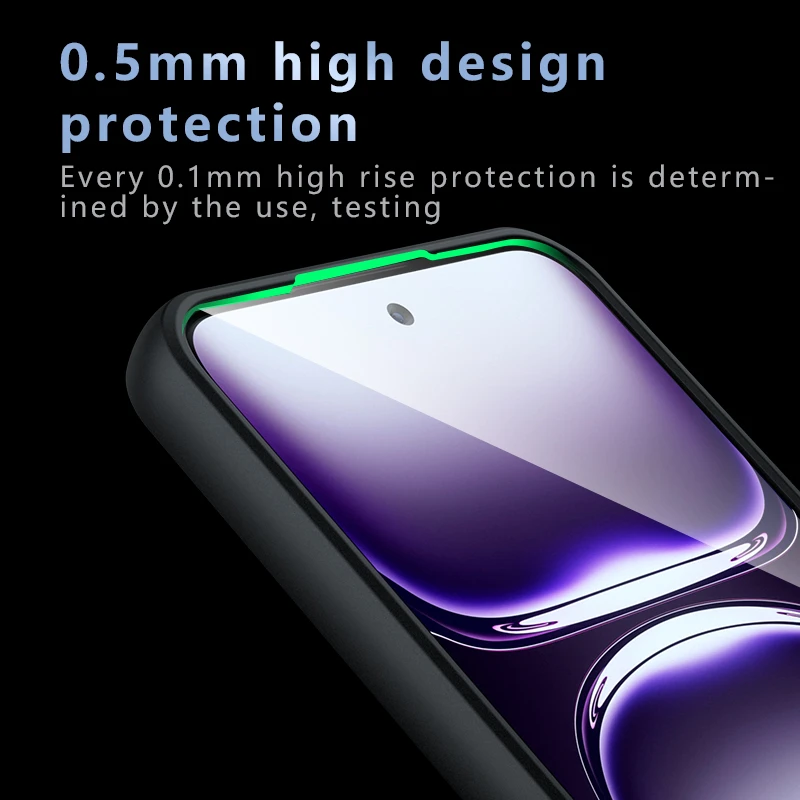 Funda para OPPO Reno 12 Pro, cubierta a prueba de golpes, mate, esmerilada, transparente, 5G - imagen 5