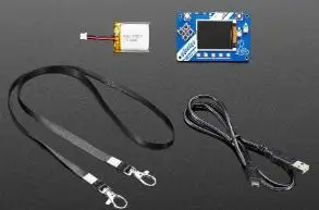 4623 Placa y kit de desarrollo - Kit de inicio PyBadge