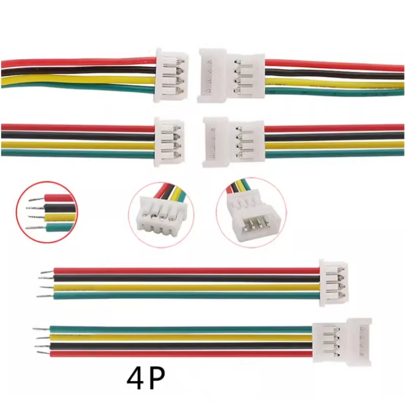 10 pares JST 1,25 conector de Cable macho hembra paso 1,25mm 2P 3P 4P 5P 6P JST conector de Cable Terminal Jack longitud 10CM - imagen 4