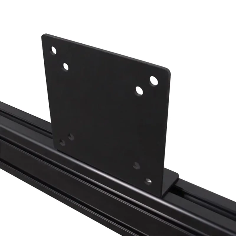 Soporte de perfil de aluminio, instalación de pantalla LCD, placa adaptadora fija, pantalla de arco para juego de carreras de simulación - imagen 2