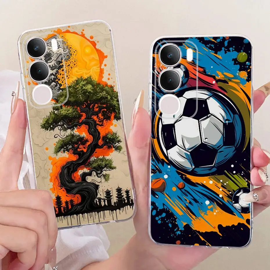Funda de diseño moderno a la moda para Vivo Y19s Pro, funda de silicona suave TPU para Vivo Y19s Y19sPro V2149, fundas de teléfono - imagen 2