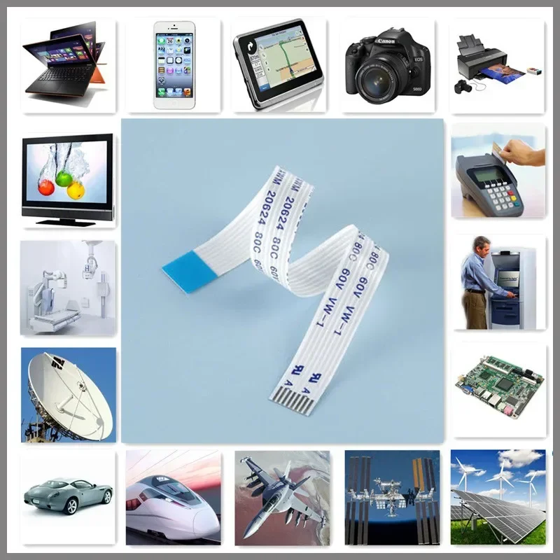 Cable plano Flexible FPC FFC, paso de 1,25mm, AWM 20624 80C 60V VW-1 4P/5/6/7/8/9/10/11/12/13/14/15/16/18/19/20/21/22/24/26/30 pines - imagen 4