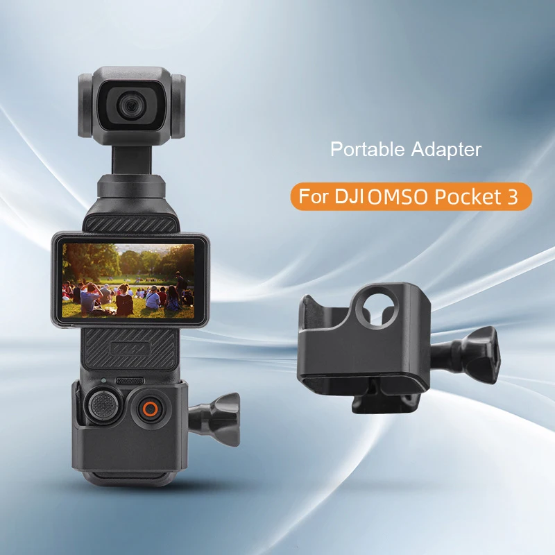 Funda protectora de bisel para DJI OSMO POCKET 3, adaptador de cámara de bolsillo, accesorio de Base que se puede llevar en la cabeza, cuello y pecho