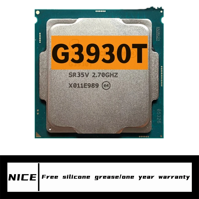 -Procesador Celeron de CPU G3930T 2,7 GHz, doble núcleo, doble rosca, 2M, 35W, LGA 1151
