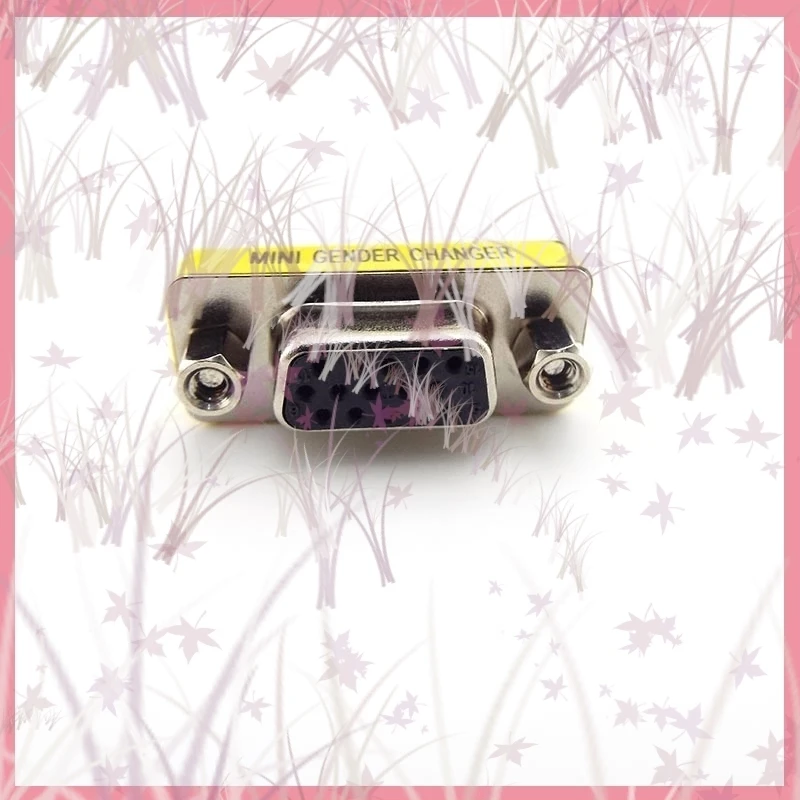 Adaptador cambiador de conector MINI VGA, doble hembra, D-Sub a hembra, 15 pines, para Cable de extensión VGA B6 - imagen 4