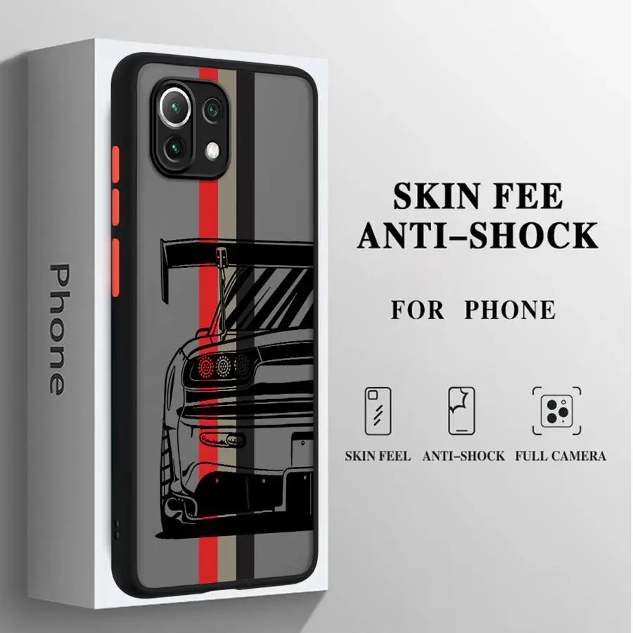 Funda de teléfono japonesa JDM Drift para coche Xiaomi Poco X3 NFC X3 X4 X5 Pro C50 C51 C40 M5 M5s - imagen 5