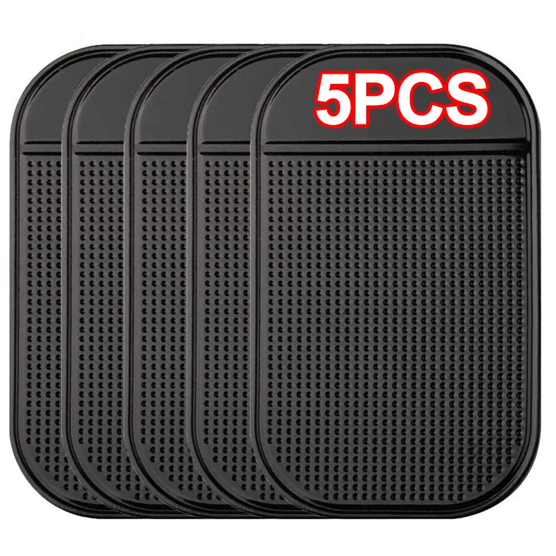 Alfombrilla antideslizante para salpicadero de coche, soporte para teléfono móvil, alfombrilla de silicona antideslizante para gafas de sol, llaves, accesorios de Interior de coche, 1-5 uds.