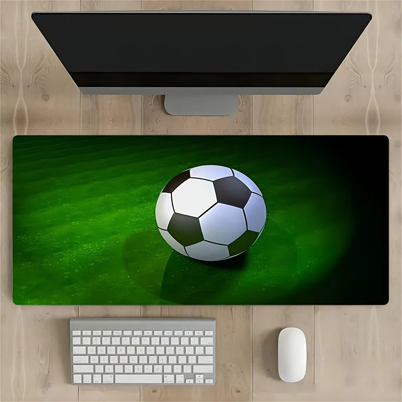 Alfombrilla de ratón de fútbol, Base de goma de gran tamaño, antideslizante, accesorios de escritorio para PC, alfombrilla de ratón para oficinas y jugadores, alfombrillas para teclado, alfombrilla decorativa - imagen 2