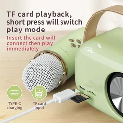 Altavoz Bluetooth Portátil Karaoke con Micrófono y Radio FM