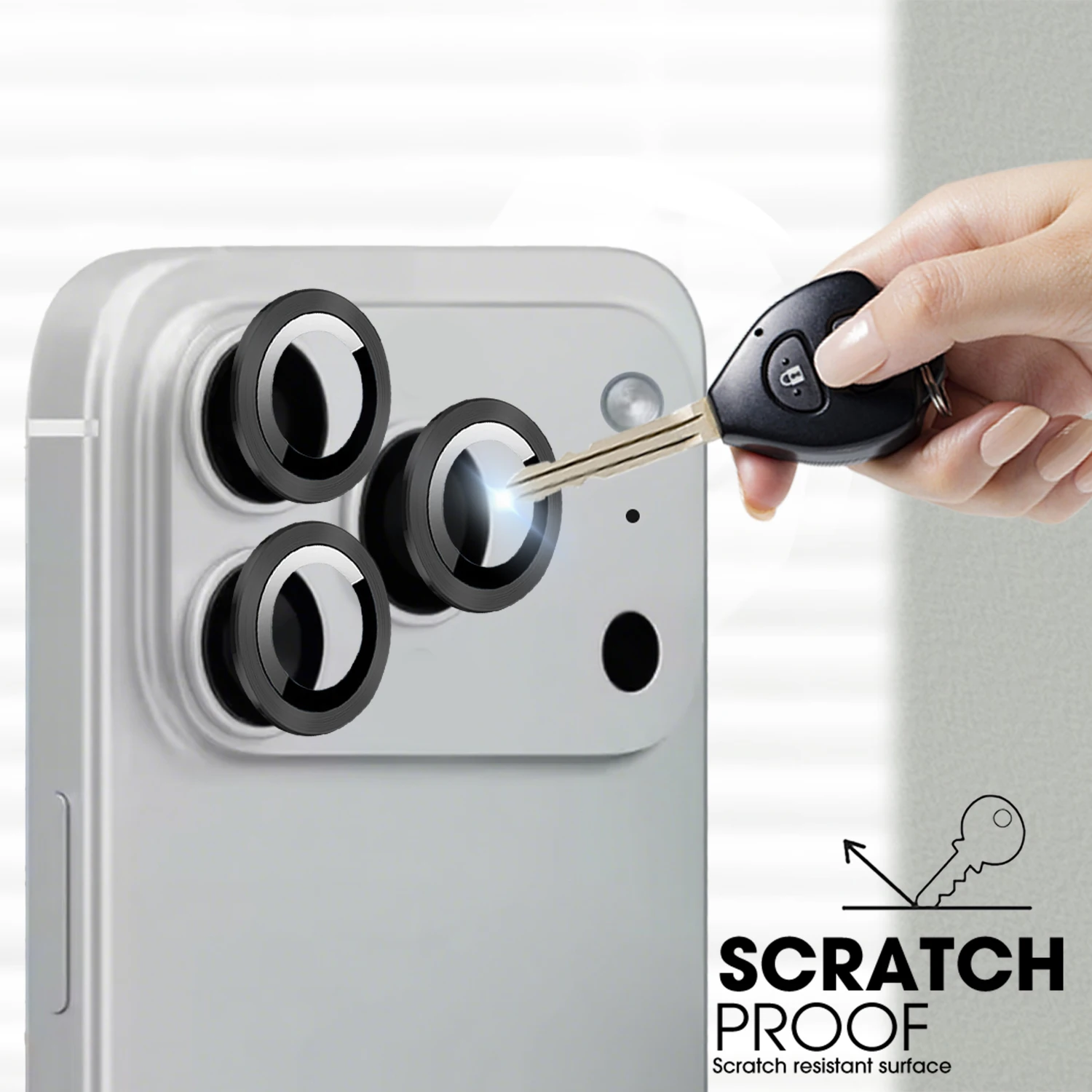 Protector de lente de cámara trasera de Metal para iPhone 17 17Air 17Pro 17ProMax cubierta de lente trasera Protector de pantalla película de anillo de lente para iPhone17 - imagen 2