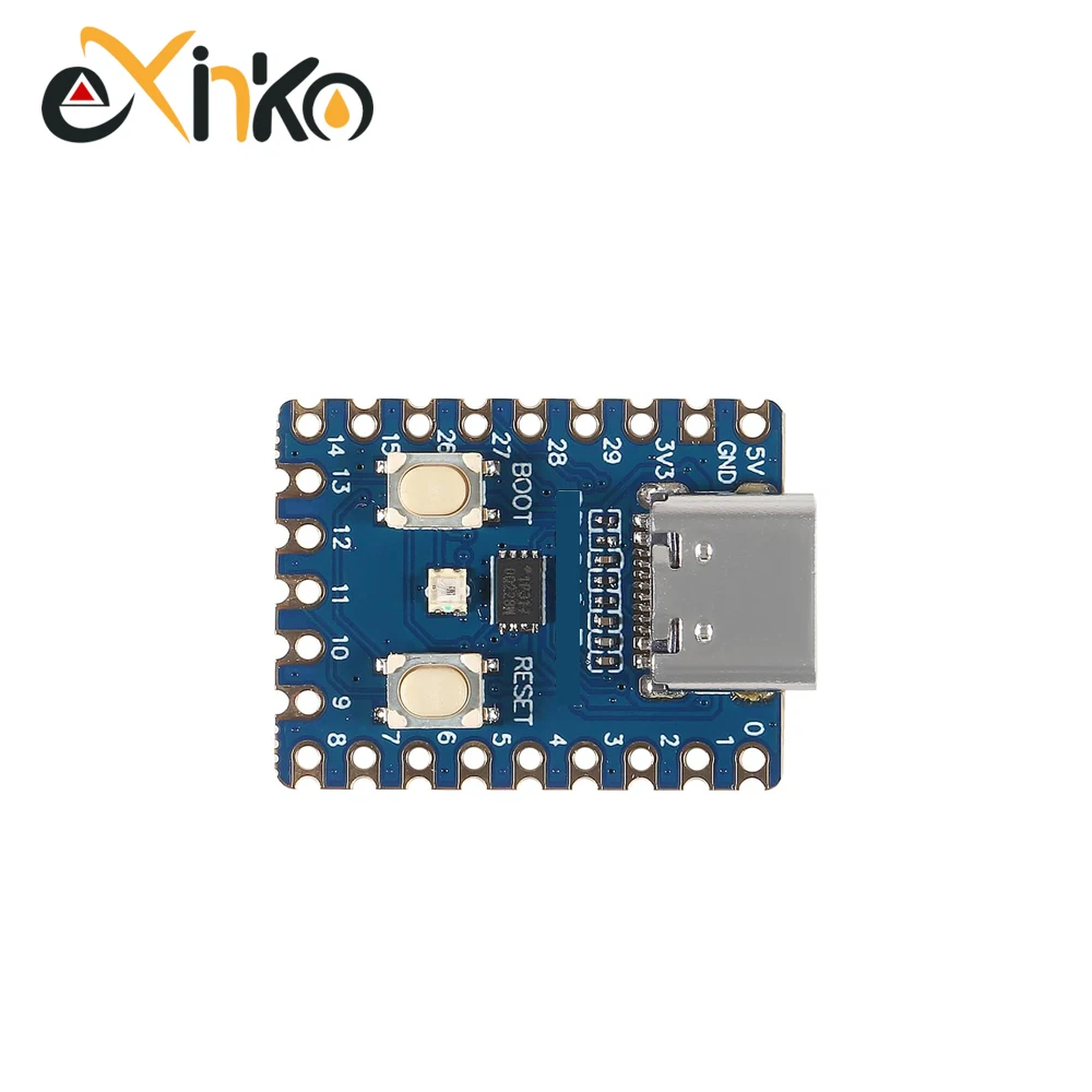 1-10 Uds Raspberry Pi RP2040-Zero microcontrolador PICO Placa de desarrollo RP2040 procesador Cortex M0 + de doble núcleo 2MB Flash - imagen 4